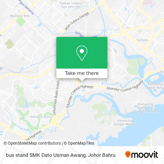 bus stand SMK Dato Usman Awang map