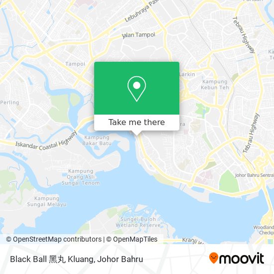 Black Ball 黑丸 Kluang map