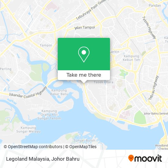 Legoland Malaysia map