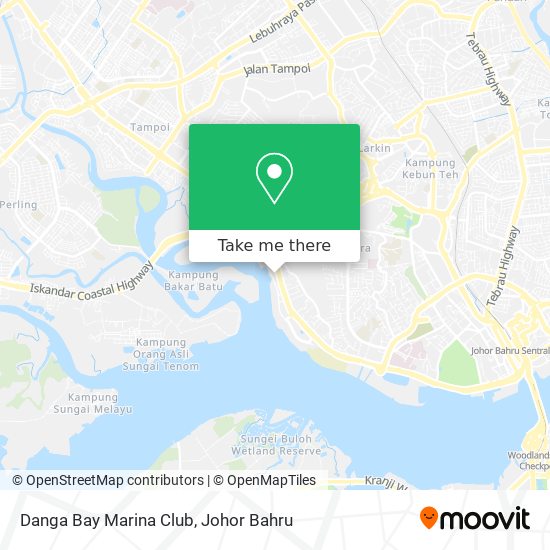 Danga Bay Marina Club map