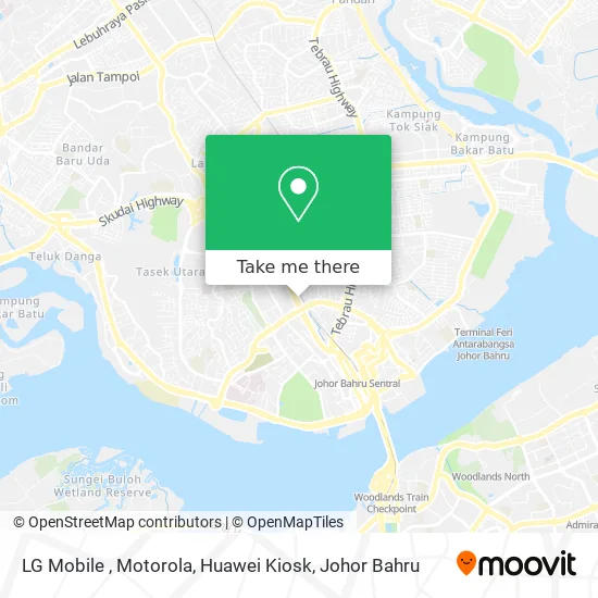 LG Mobile , Motorola, Huawei Kiosk map