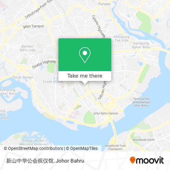 新山中华公会殡仪馆 map