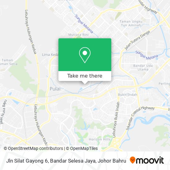 Jln Silat Gayong 6, Bandar Selesa Jaya map