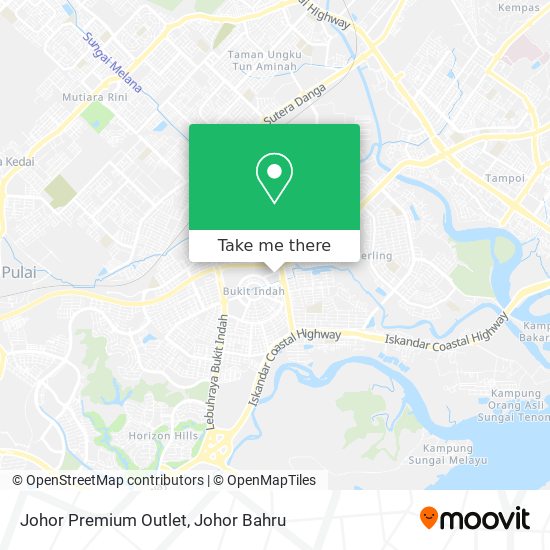 Johor Premium Outlet map