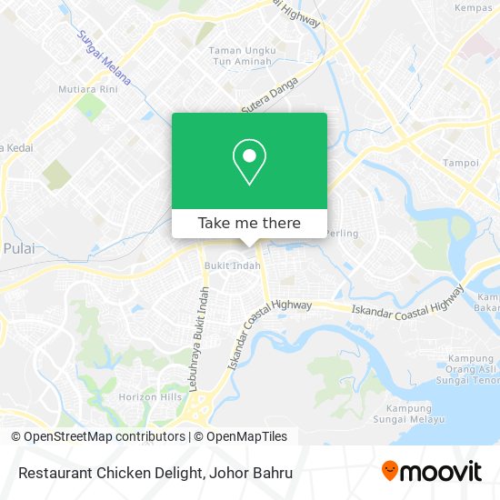 Restaurant Chicken Delight map