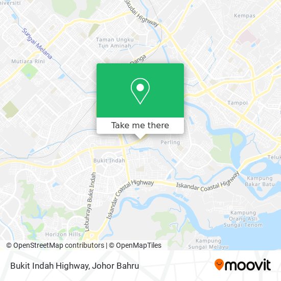 Bukit Indah Highway map