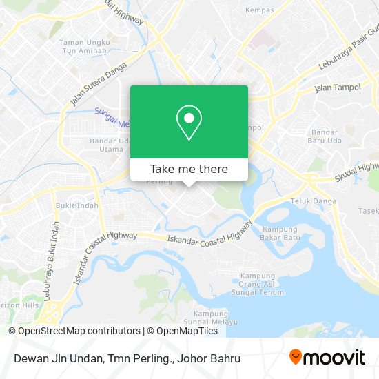 Dewan Jln Undan, Tmn Perling. map