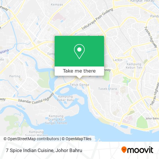 7 Spice Indian Cuisine map