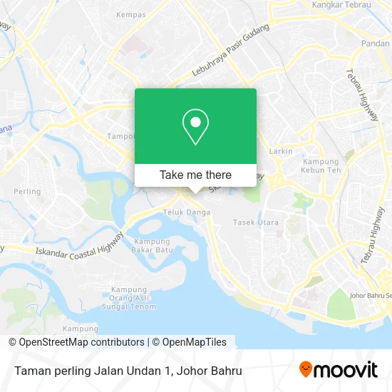 Taman perling Jalan Undan 1 map