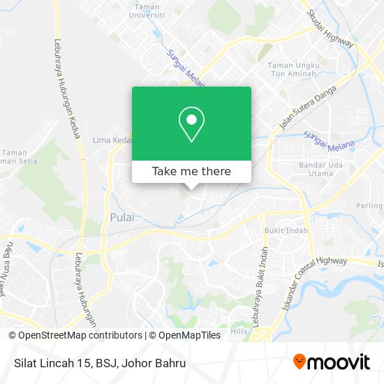 Silat Lincah 15, BSJ map