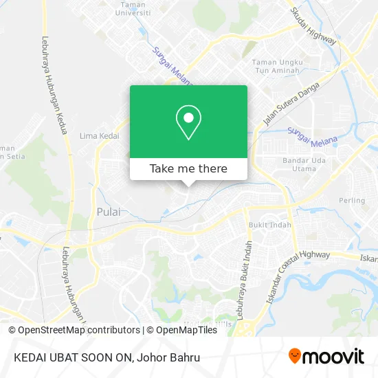 KEDAI UBAT SOON ON map