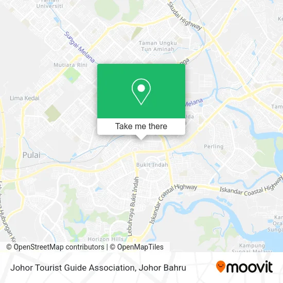 Johor Tourist Guide Association map
