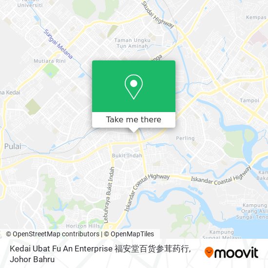 Kedai Ubat Fu An Enterprise 福安堂百货参茸药行 map