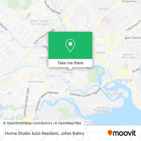 Home Studio Azizi Resident map