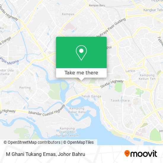 M Ghani Tukang Emas map
