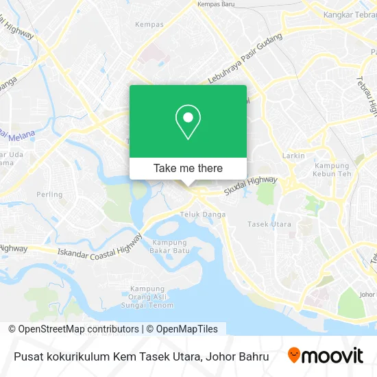 Pusat kokurikulum Kem Tasek Utara map