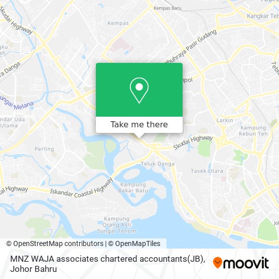 MNZ WAJA associates chartered accountants(JB) map