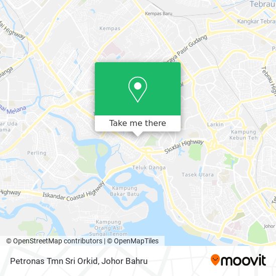 Petronas Tmn Sri Orkid map