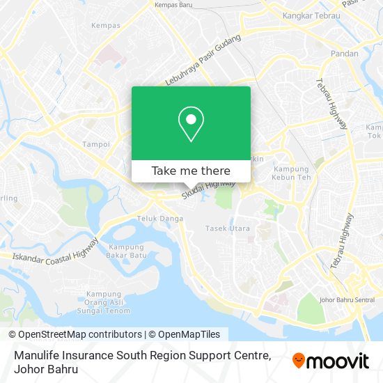 Manulife Insurance South Region Support Centre map