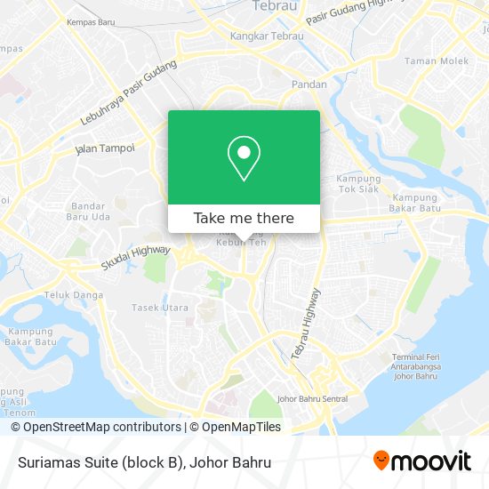 Suriamas Suite (block B) map