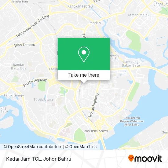 Kedai Jam TCL map