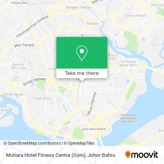 Mutiara Hotel Fitness Centre (Gym) map