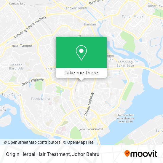 Origin Herbal Hair Treatment map