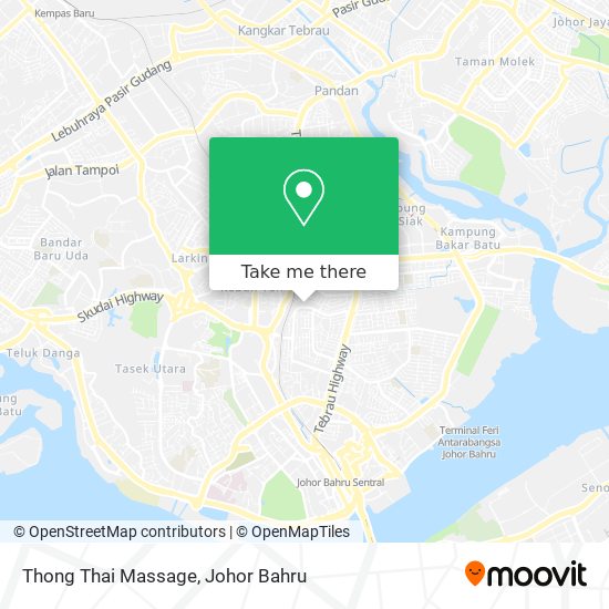 Thong Thai Massage map
