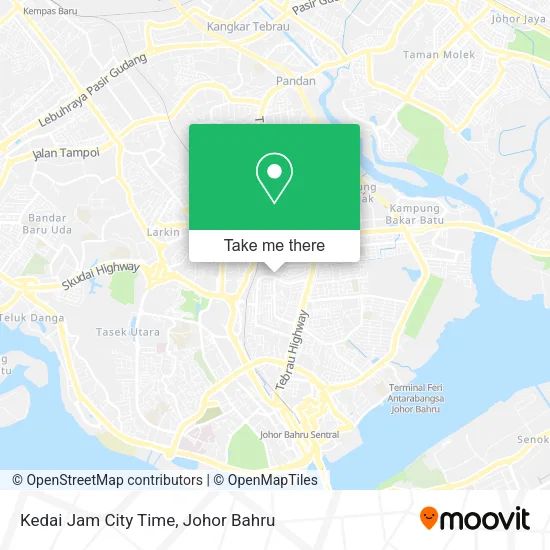Kedai Jam City Time map