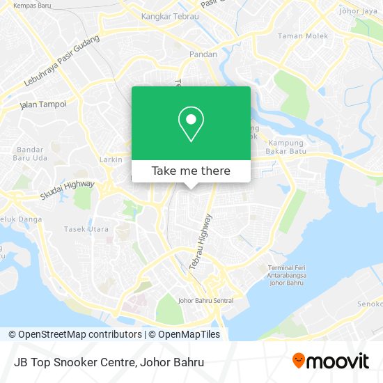 JB Top Snooker Centre map