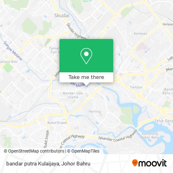 bandar putra Kulaijaya map