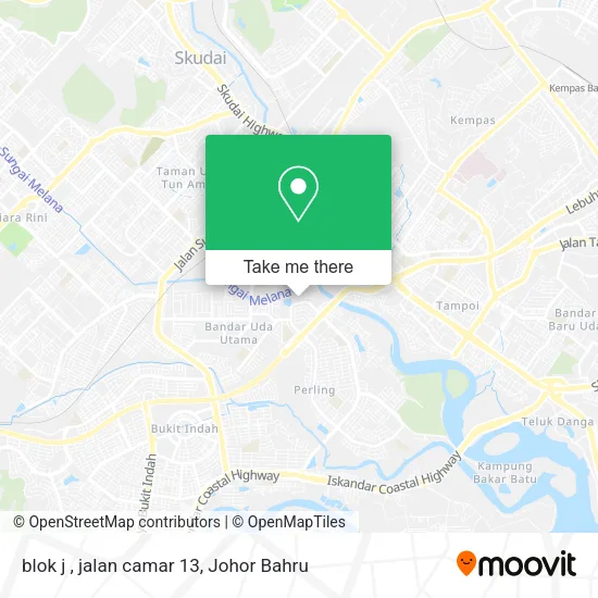 blok j , jalan camar 13 map
