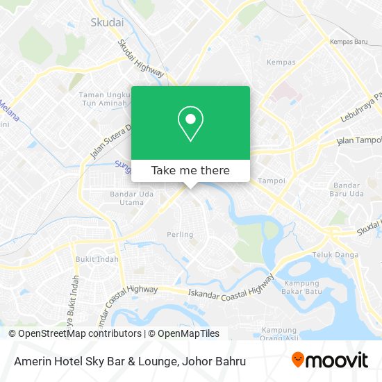 Amerin Hotel Sky Bar & Lounge map