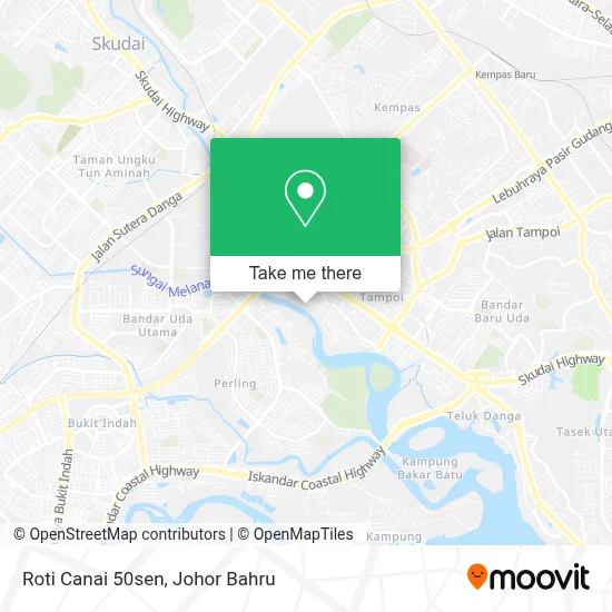 Roti Canai 50sen map