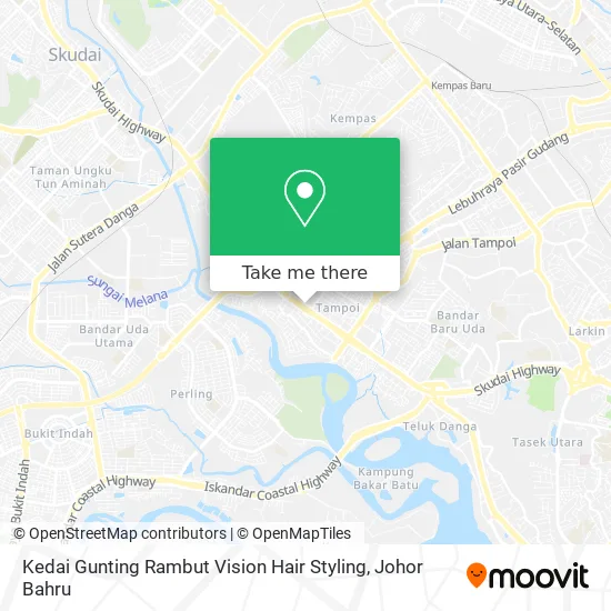 Kedai Gunting Rambut Vision Hair Styling map