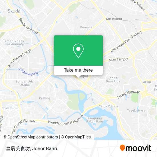 皇后美食坊 map