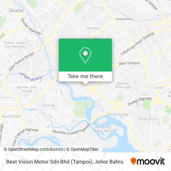 Best Vision Motor Sdn Bhd (Tampoi) map