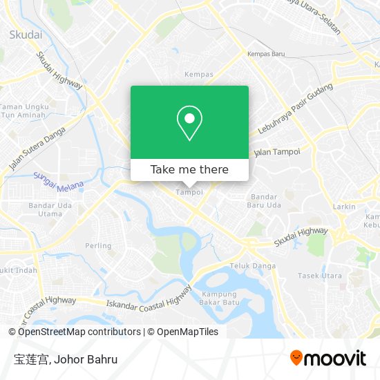 宝莲宫 map
