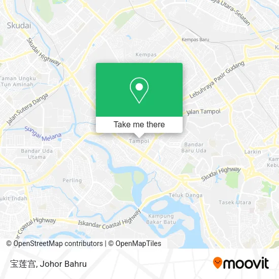 宝莲宫 map