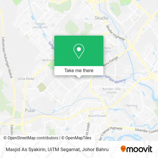 Masjid As Syakirin, UiTM Segamat map
