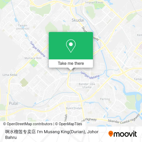 啊水榴莲专卖店 I'm Musang King(Durian) map