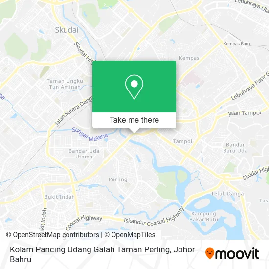 Kolam Pancing Udang Galah Taman Perling map