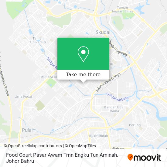 Food Court Pasar Awam Tmn Engku Tun Aminah map