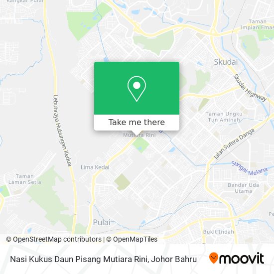 Nasi Kukus Daun Pisang Mutiara Rini map