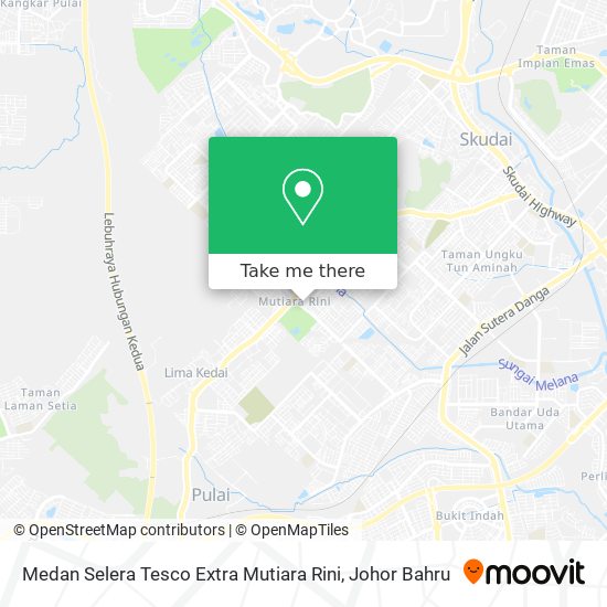 Medan Selera Tesco Extra Mutiara Rini map
