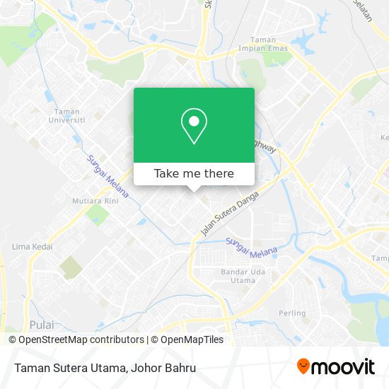 Taman Sutera Utama map