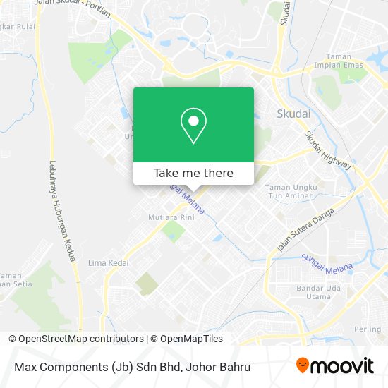 Max Components (Jb) Sdn Bhd map