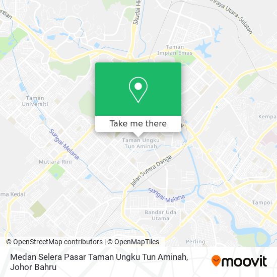 Medan Selera Pasar Taman Ungku Tun Aminah map