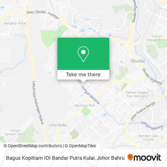 Bagus Kopitiam IOI Bandar Putra Kulai map