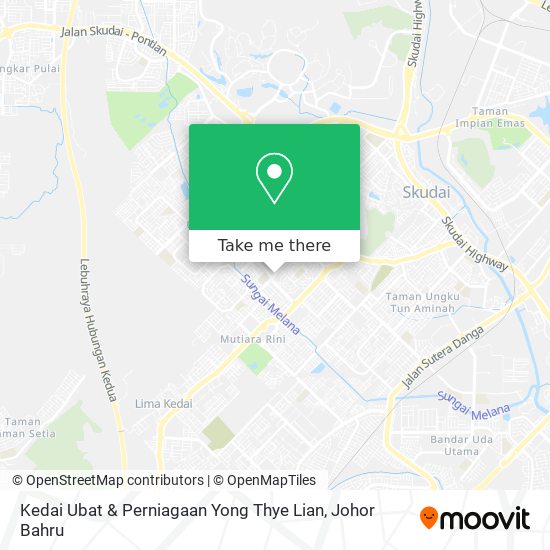 Kedai Ubat & Perniagaan Yong Thye Lian map